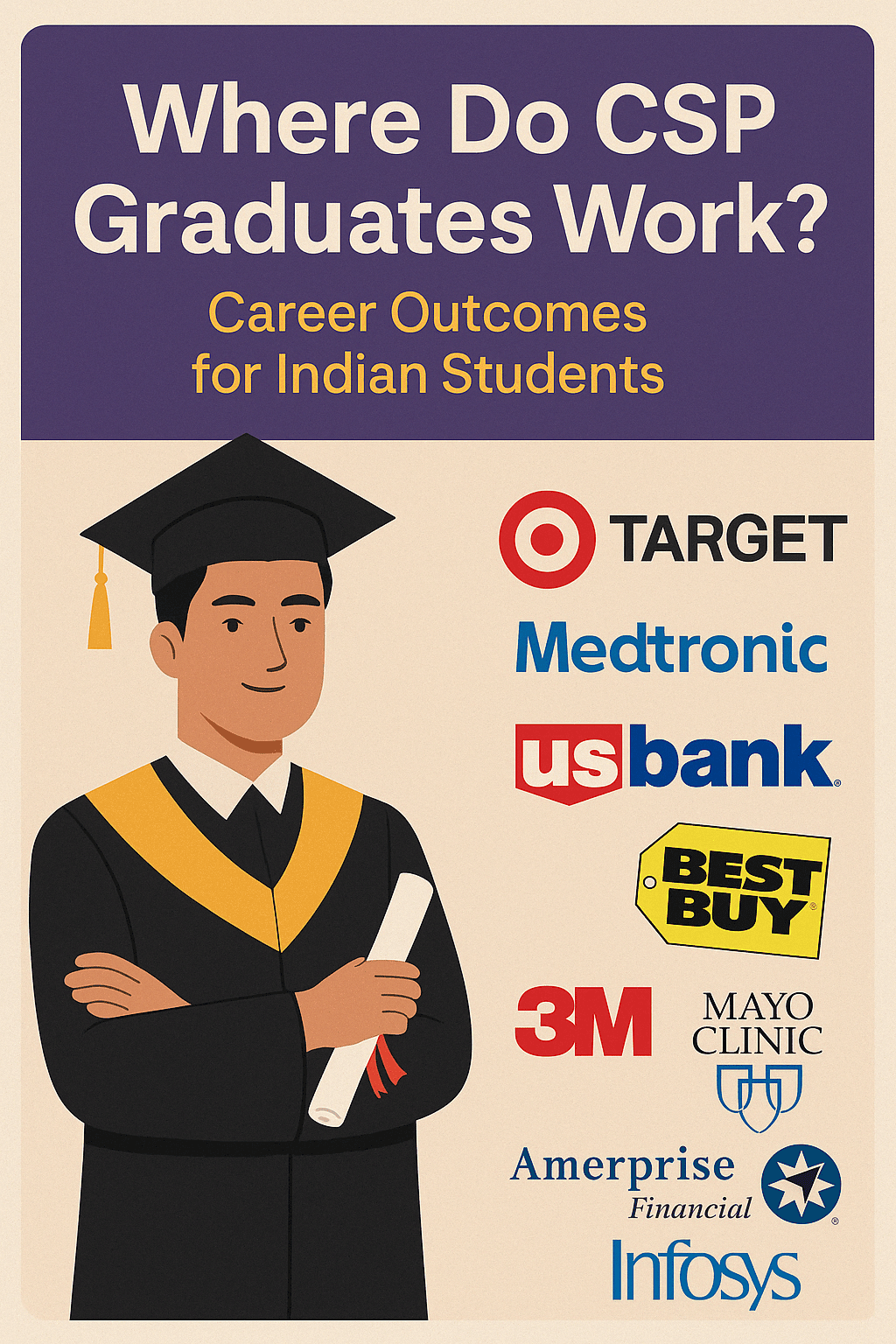 Where Do CSP Graduates Work? Career Outcomes for Indian Students